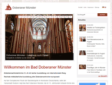 Tablet Screenshot of muenster-doberan.de